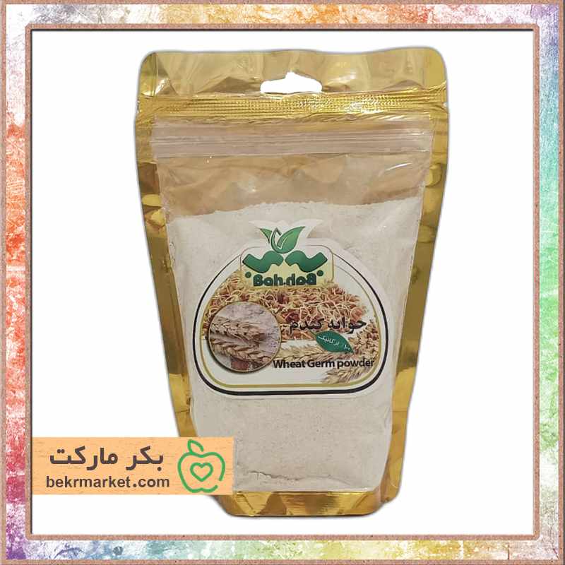 جوانه گندم به به-خرید جوانه گندم-محصولات ارگانیک وگان بکر مارکت Wheat Germ Powder bekrmarket